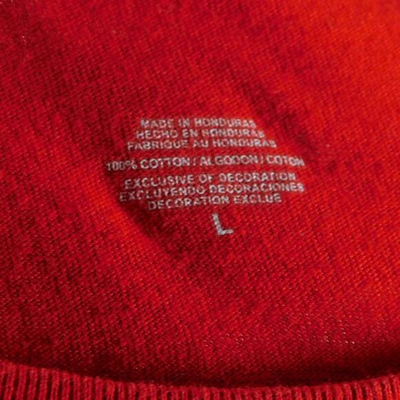 Michael Jackson King Of Pop Memorial T Shirt Size L Red Double Sided Graphic - Picture 3 of 5